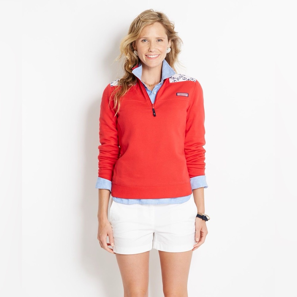 Vineyard Vines Nautical Anchor Print Shep Shirt Medium